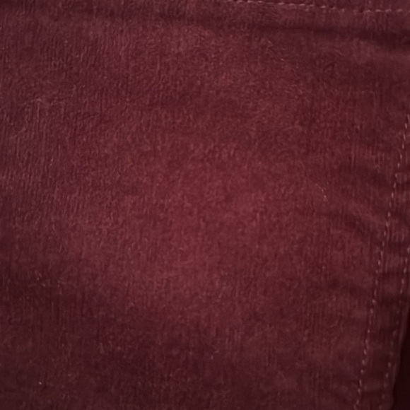 Kut from the Kloth NWT Diana High Rise Skinny Corduroy Pants Size 20W Color Wine - Picture 10 of 14
